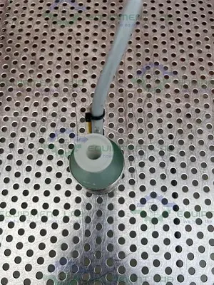 USED AMERSHAM PHARMACIA FCP10-A7 AIR SENSOR FLOW CELL ID 10MM/TC25MM