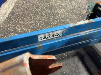 Jacobs B Webb Co 36” X 168” Pallet Racking
