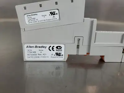 USED Allen-Bradley 1734-MB Ser A Base Unit w/1734-RTBS Terminal Block