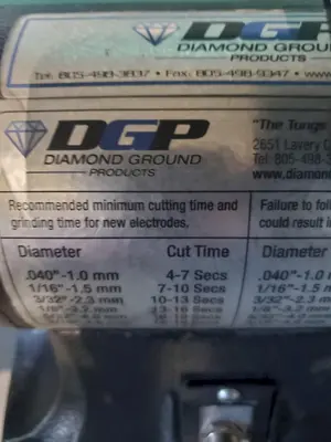DGP DOUBLE END DIAMOND TUNGSTEN GRINDER. STOCK #0209323.