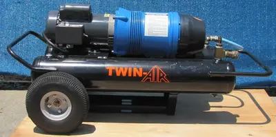 Used TWIN AIR TA-3 Rotary Screw & Sliding Vane Air Compressors California US | Bay Line Tool #1316299