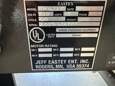 EASTEY ET-1608 PACKAGING MACHINES | Wheeler Machinery Sales (9)