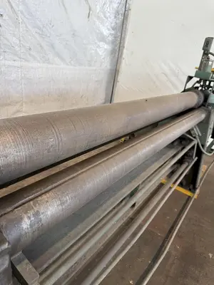 72" X 3/16" GAUGE PEXTO 3 ROLL PLATE ROLL. STOCK # 0344925