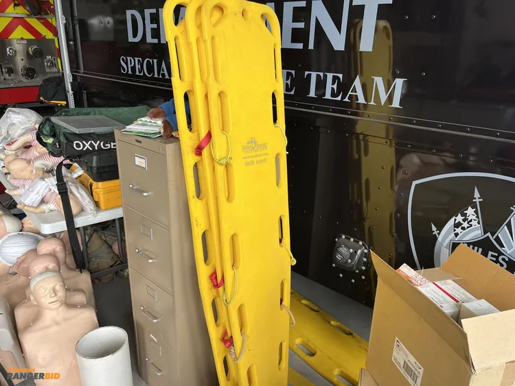 Used IRON DUCK BASE BOARDS / SPINEBOARDS Tables/Stretchers/Gurneys Michigan US | Miedema Asset Management Group #1230822