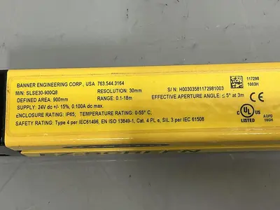 USED BANNER ENGINEERING SLSE30-900Q8