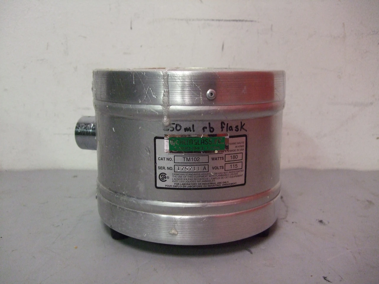 USED CHEMGLASS TM102