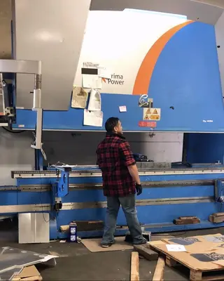Used 2012 PRIMA P15408 Press Brakes Illinois US | Machine Factory Outlet #1264392