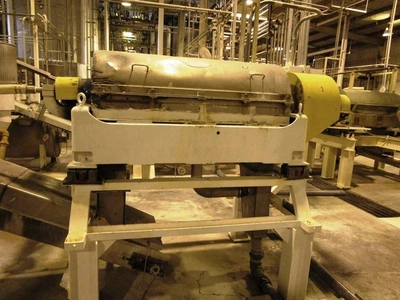 (5) Sharples P3400 Super-D-Canter centrifuges, 316SS.