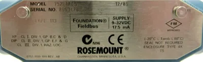 NEW ROSEMOUNT 752F1AE5 PRESSURE TRANSMITTER 752*6996886