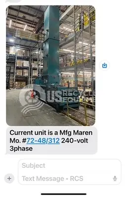 USED MAREN 72-48/312 CLOSED DOOR HORIZONTAL