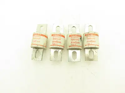 Gould Modicon A70Q300 Amp Trap Fuse Fast Acting 70A 700VAC Blade Mt Lot Of 4