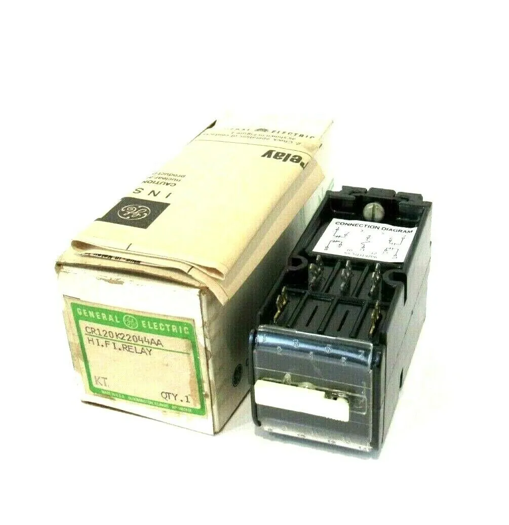 NEW GENERAL ELECTRIC CR120K22044AA HI-FIDELITY RELAY