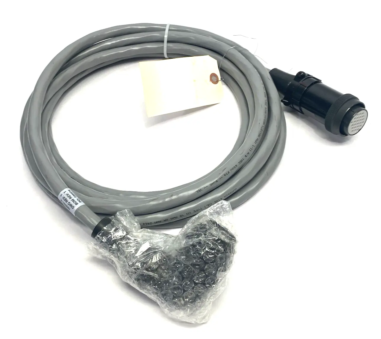 New | in-Stock Yaskawa Robotic Base Cable Assembly, User I/O, 24 Contact, Dbl-End Cable & Wire Michigan US | Maverick Industrial Sales #1391144