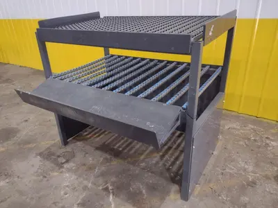 59" X 36" X 52" STEEL PARTS TABLE: STOCK #20618