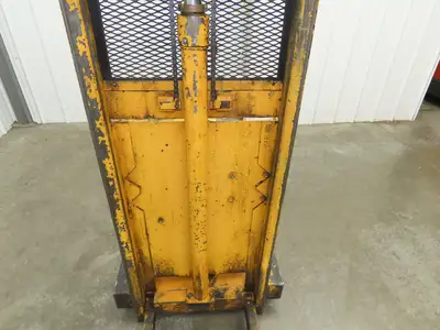 Langley BHLD Walk Behind Pallet Lift Truck 200lb 12V Straddle Platform 70" Lift