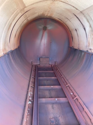 Gaston County 304 stainless steel autoclave. 6′ diameter X 7′ long.
