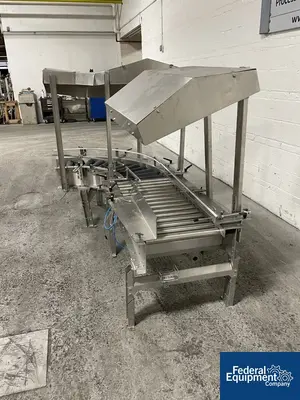 USED CPW 16" x 92" CPW Powered Roller Conveyor