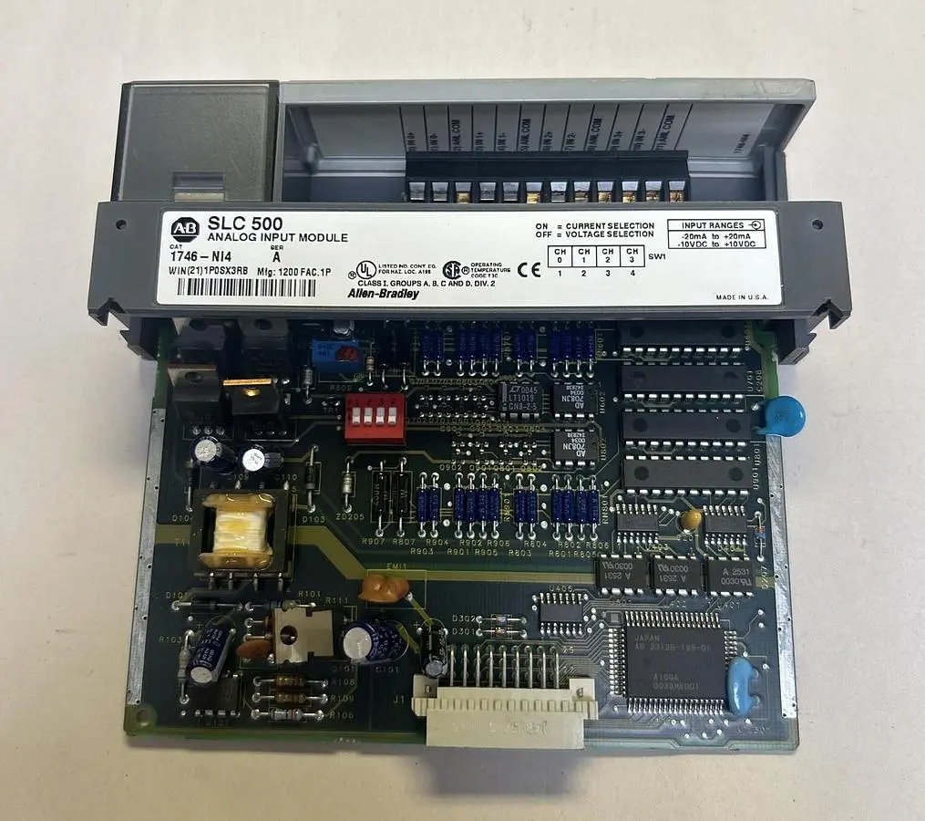 Used ALLEN-BRADLEY 1746-NI4 Input / Output Modules | Surplus Asset Holdings #1206110