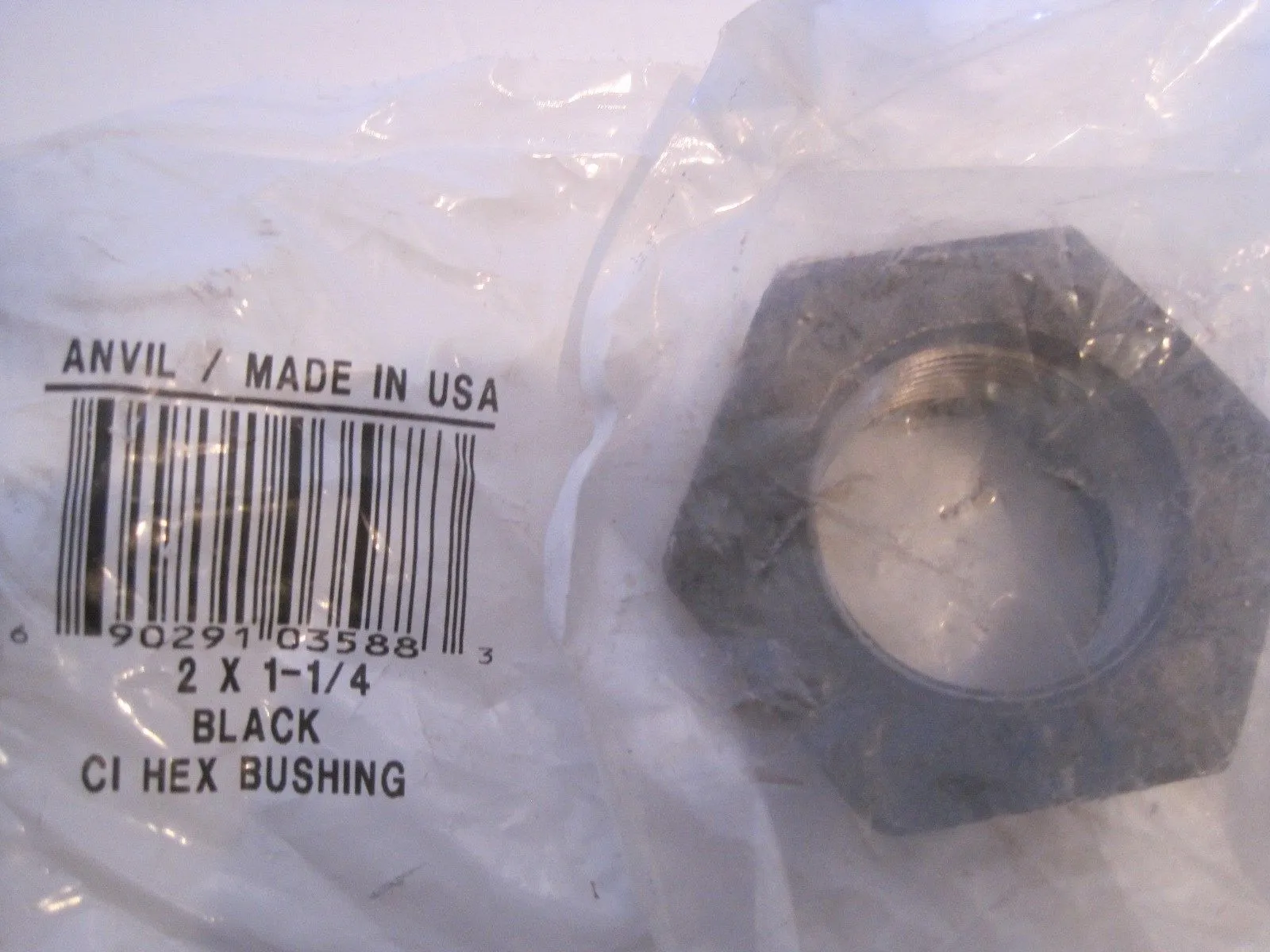 4 NEW ANVIL 2X1-1/4 HEX BUSHING 2X114