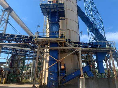 ENGINEERED SYSTEMS BUCKET ELEVATOR, APPROX. 42" BUCKET X 50' HT.