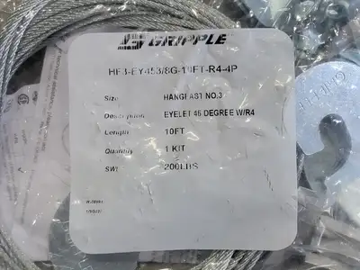 NEW GRIPPLE HF3-EY453/8G-10FT-R4-4P
