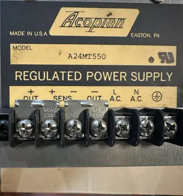 Used ACOPIAN A24MT550 Miscellaneous Equipment (Electrical & Power) Ohio US | Surplus Asset Holdings #1236112