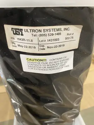 USED ULTRON SYSTEMS 11.8"X100M LOT OF 24 CASES