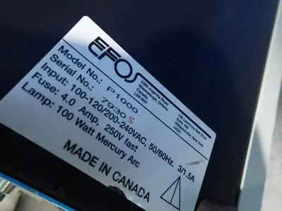 Used EFOS P1000 UV Curing Systems Ohio US | HGR 24 #895377
