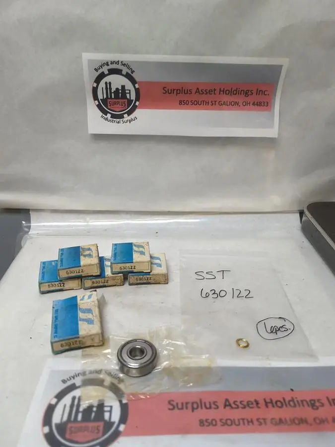 New | in-Stock SST 6301ZZ Bearings | Surplus Asset Holdings #1196929