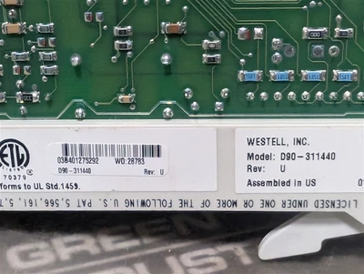 Westell D90-311440 NIU PM Performance Monitor Module Rev. U Used