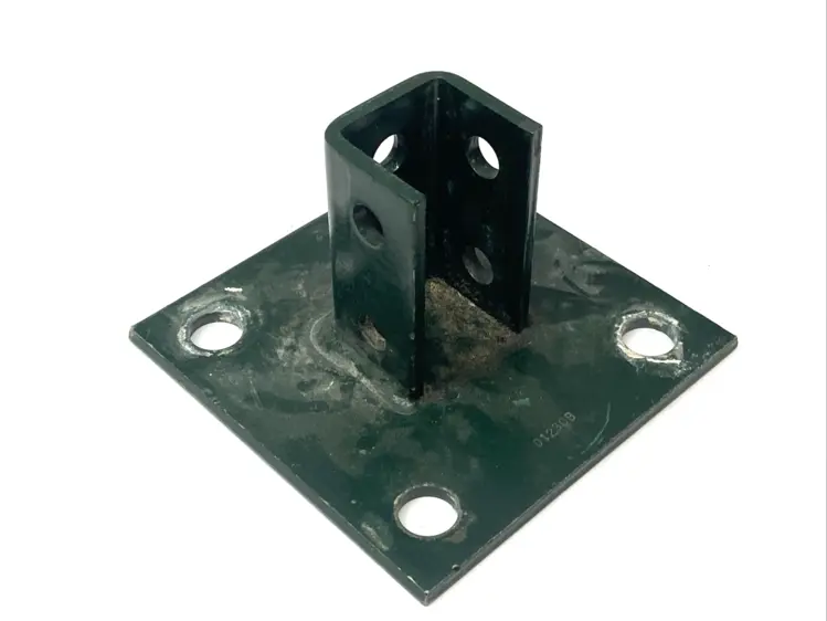 Used Eaton Square Post Base Green 6" x 6" x 3 1/2" Fits B22 1 5/8" Construction Material & Supplies Michigan US | Maverick Industrial Sales #1402217