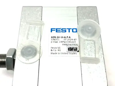 USED FESTO COMPACT CYLINDER 10MM STROKE 50MM BORE