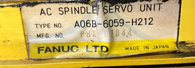 FANUC A06B-6059-H212 AC SPINDLE SERVO