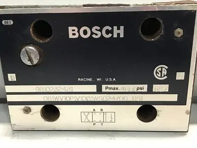 Used BOSCH 081WV10P1V1001WS024/00D51 Valves/Fittings Michigan US | Ideal Machinery #1266071