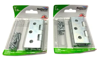 New | in-Stock NATIONAL HARDWARE DOOR HINGES Flooring, Windows, and Doors Michigan US | Maverick Industrial Sales #1123189