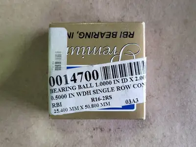NEW RBI BEARING R16-2RS