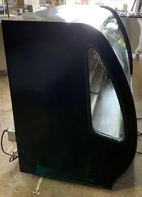 57" WIDE TOR REY CURVED GLASS SHOWCASE