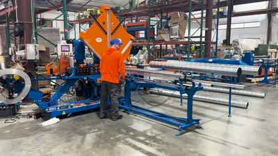 PPI Spiral Matic Tube Former with Slitter