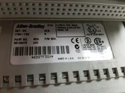 Used FLEX ALLEN-BRADLEY PLC Input & Output | ND Industrial Surplus #1224379
