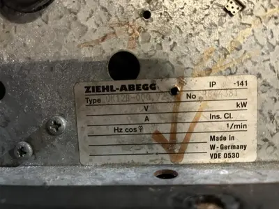 USED ZIEHL-ABEGG QK12B-000