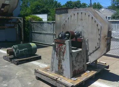 SPC9193  Blower 8,500 cfm centrifugal fan Clarage Fan Co. size 325 125 hp, Stainless Steel
