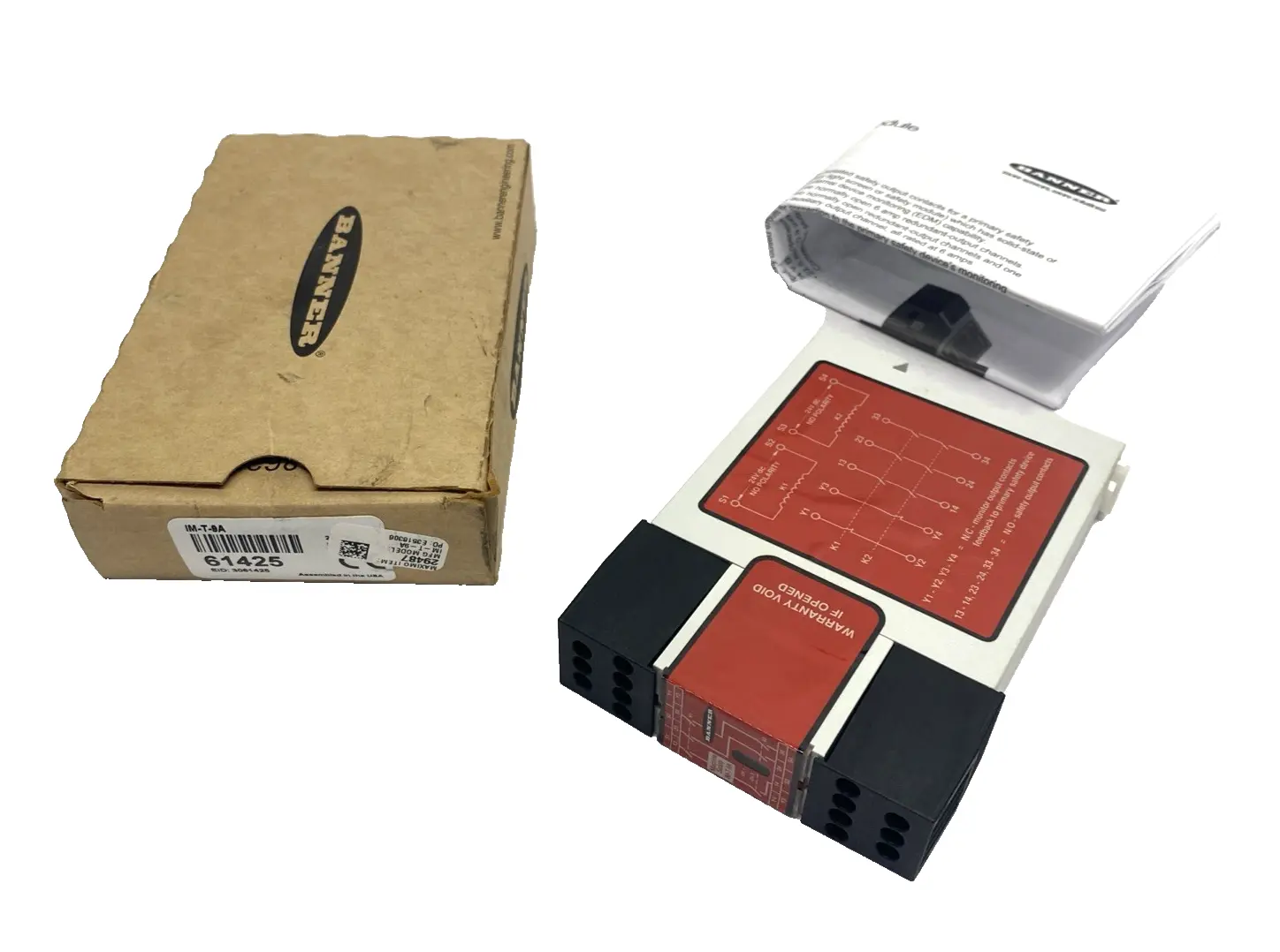 New | in-Stock Banner 61425 Relays & Switches Michigan US | Maverick Industrial Sales #1456569