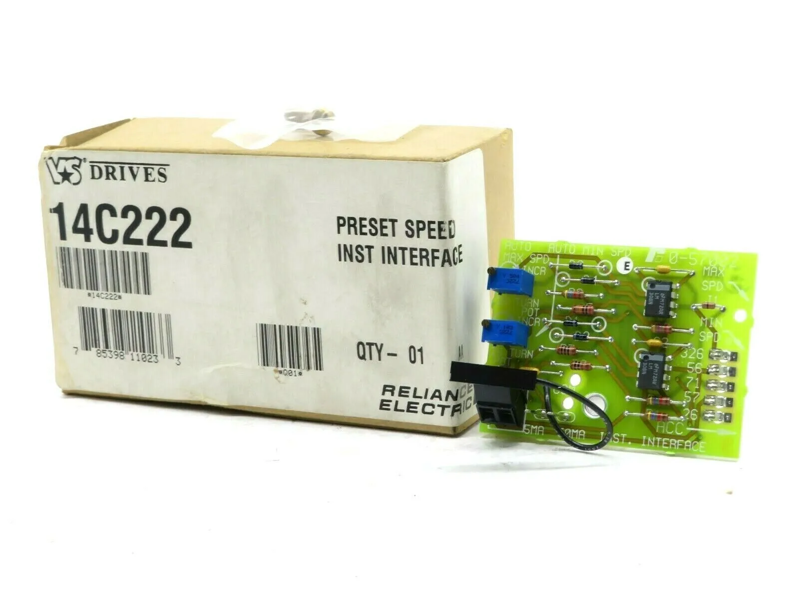 NEW RELIANCE ELECTRIC 14C222 CONTROL BOARD 0-57002