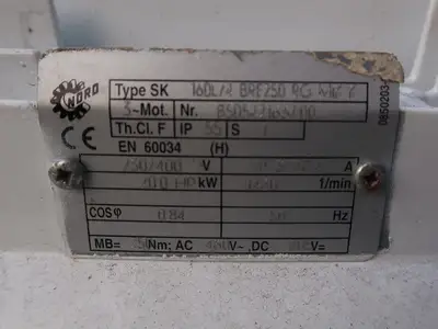 USED NORD SK9042.1VF-160 L/4 BRE250 RG MIK KB 1W WE