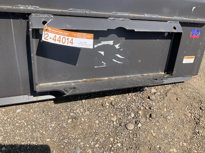 New old stock Paladin 44” smooth bucket for a mini skid steer, welded on cutting edge, mini skid ste...