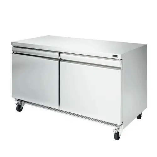 Infrico IUC-UC60R 60 3/8" W Undercounter Refrigerator w/ (2) Sections & (2) Doors, 115v