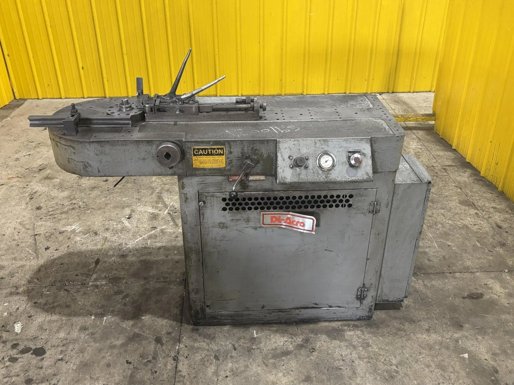 1-1/4" DIACRO MODEL #6 HYDRAULIC POWER PIPE & BAR BENDER: STOCK #23184