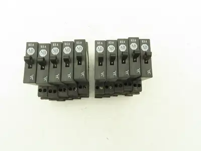 Allen Bradley 1492-GS1G005 Circuit Breaker  0.5 A 1 Pole 277VAC 65VDC Lot of 10
