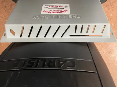 Used Falcon Restaurant Supply Used Wall Mounted Plastic Knife Storage Rack For Kitchen or Shops Knife Holders Illinois US | Falcon Restaurant Supply #1376156
