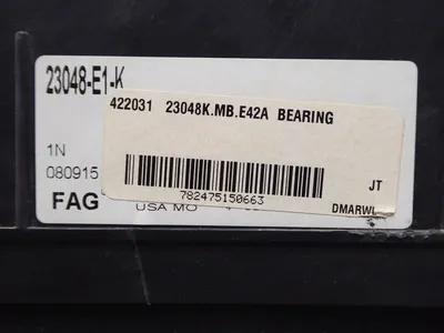 FAG 23048-E1-K Spherical Roller Bearing 240 mm Bore 360 mm OD Straight Bore New NIB